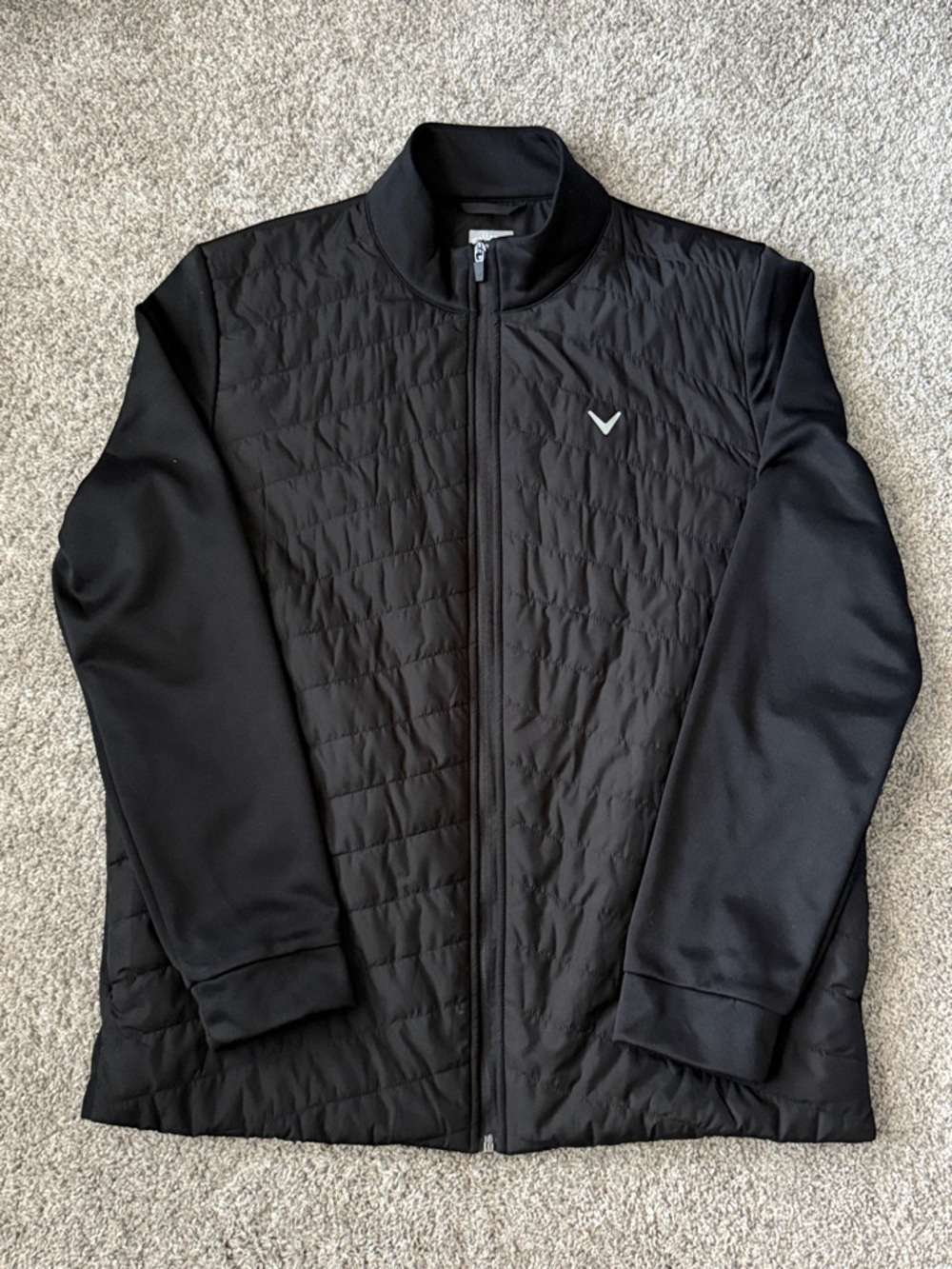 Black Callaway Full-Zip Men's Jacket